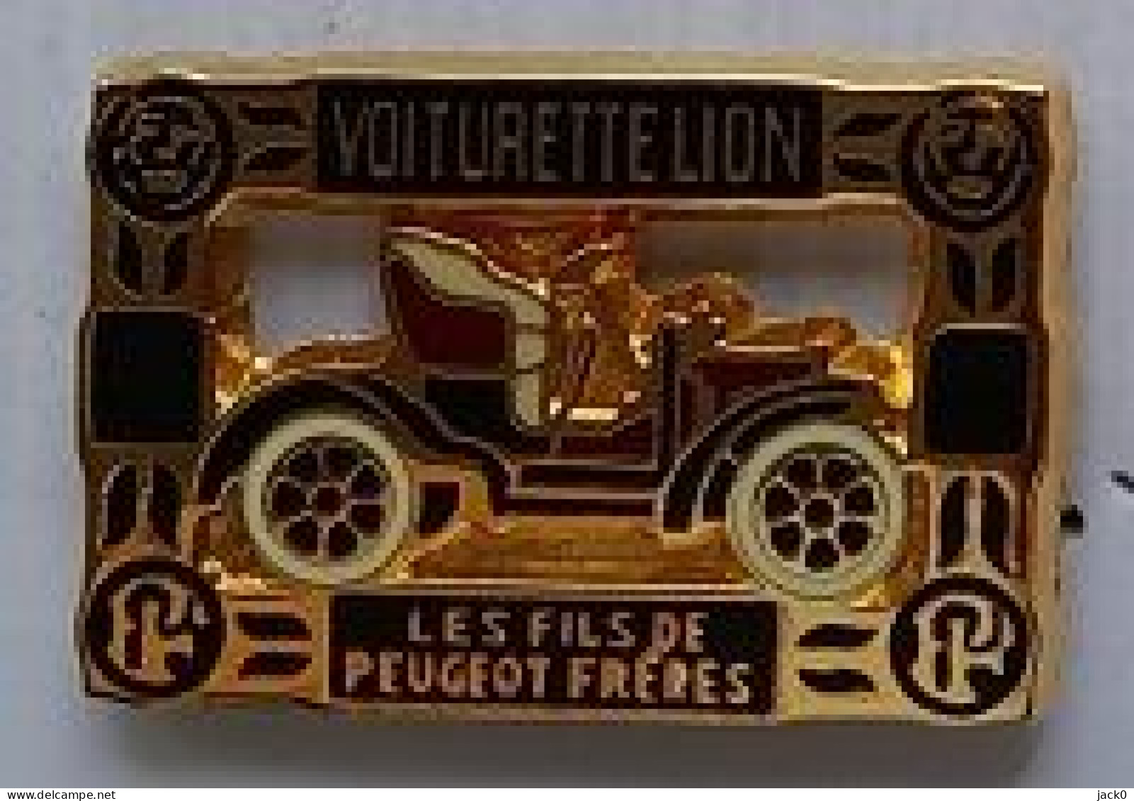 Pin' S  Automobiles  PEUGEOT, VOITURETTE  LION, LES  FILS  DE  PEUGEOT  FRERES - Peugeot