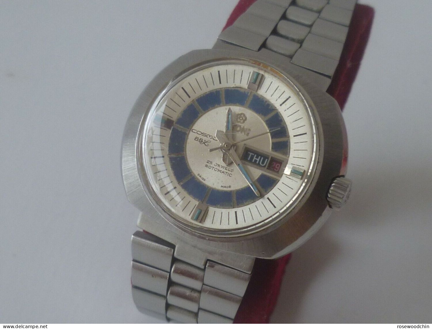 Vintage !! 60s' TITONI Automatic Women COSMO 88 L Watch ( Working ) - Montres Anciennes