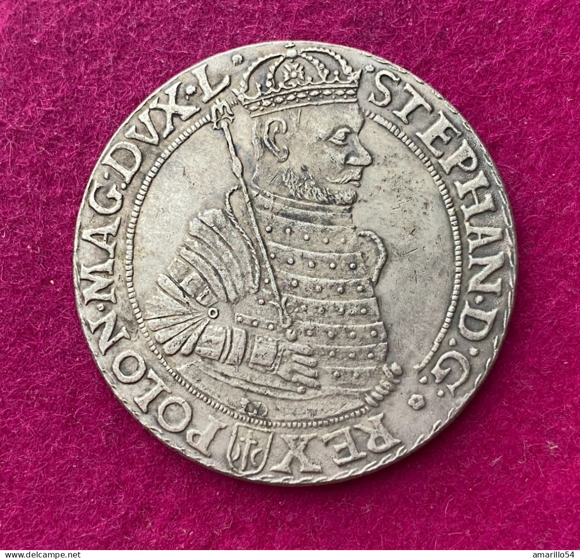 Replik Siebenbürger Taler 1650 Stephan Rex 39 X 2,5 Mm - Fictifs & Spécimens