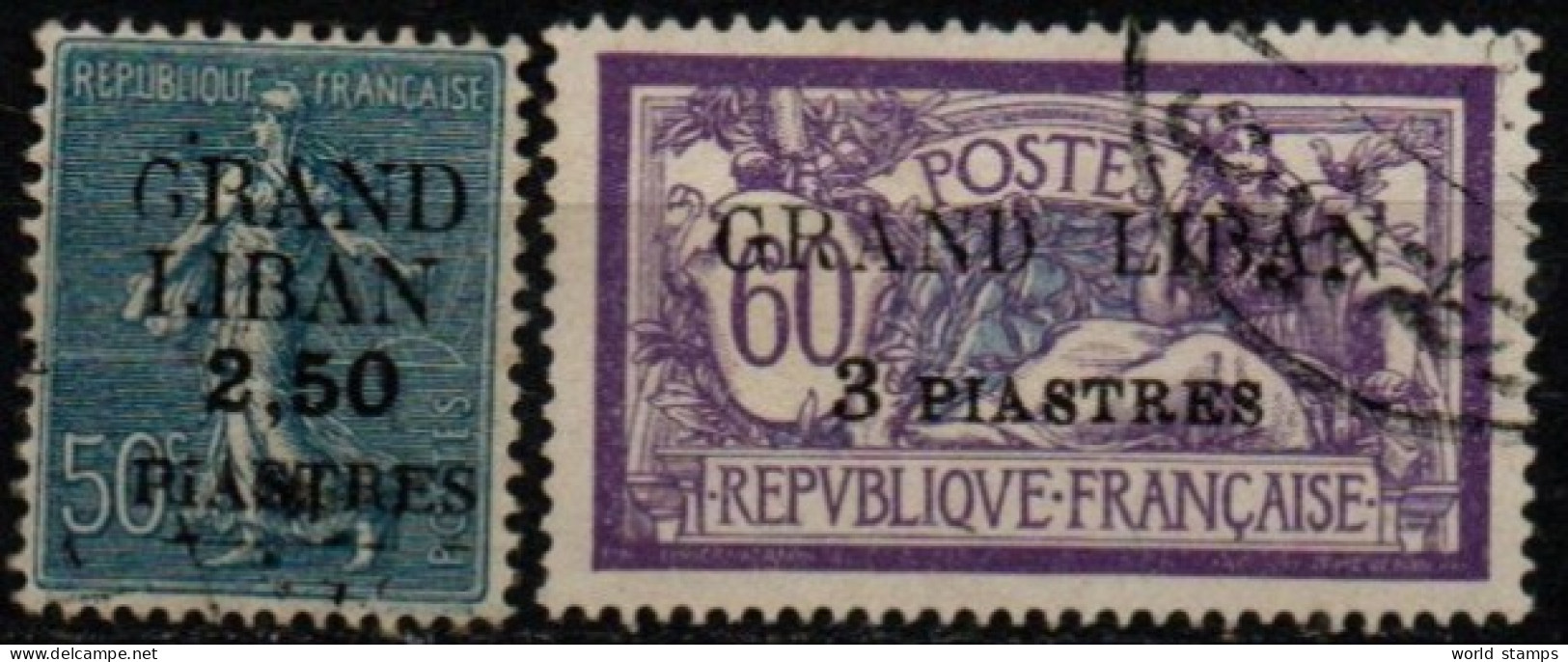GRAND LIBAN 1924 O - Usati