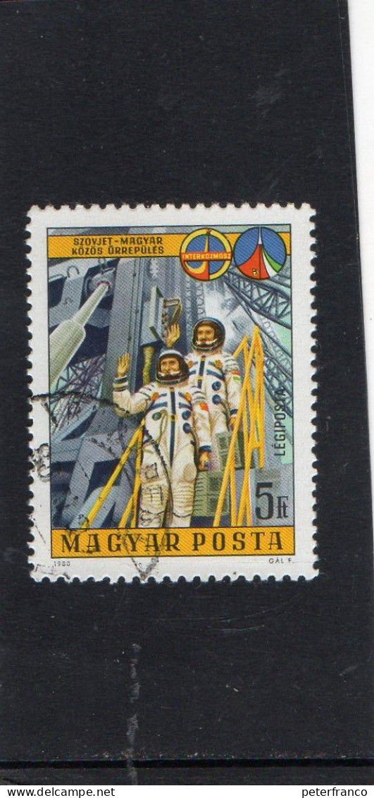 1980 Ungheria - Astronauti Russi - Europa