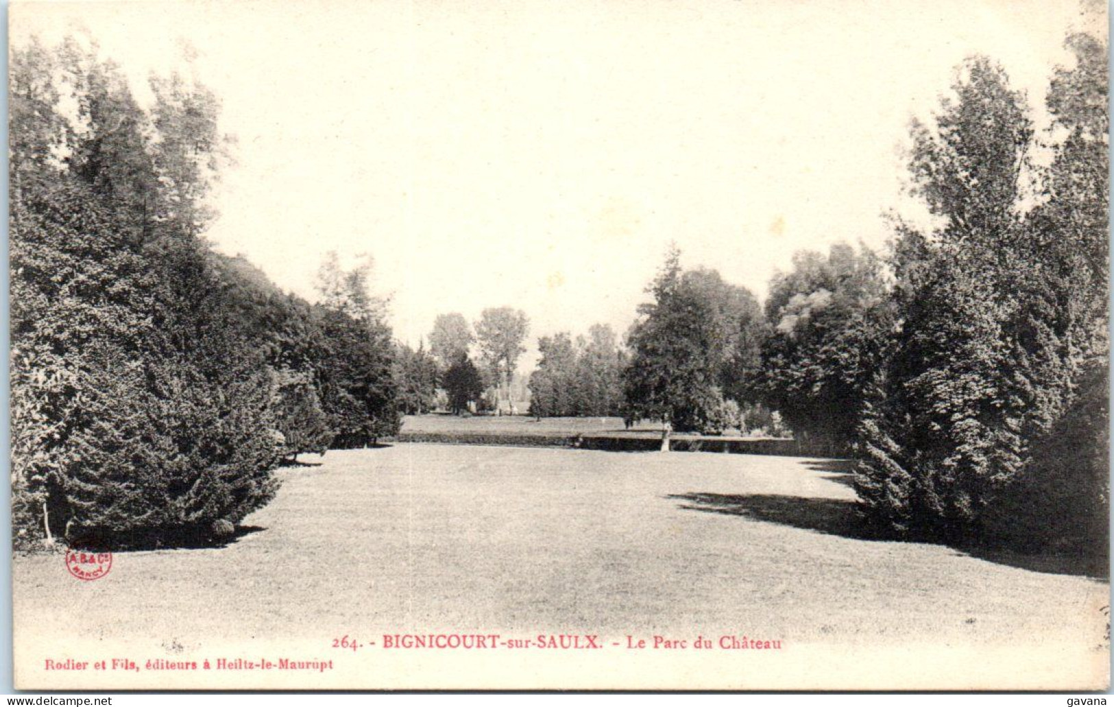 51 BIGNICOURT-sur-SAULX - Le Parc Du Château  - Other & Unclassified