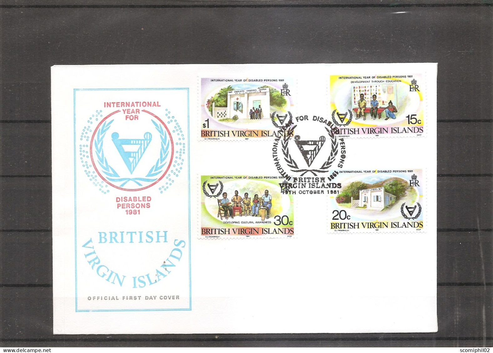 Iles Vierges Britanniques - Handicapés ( FDC De 1981 à Voir) - British Virgin Islands