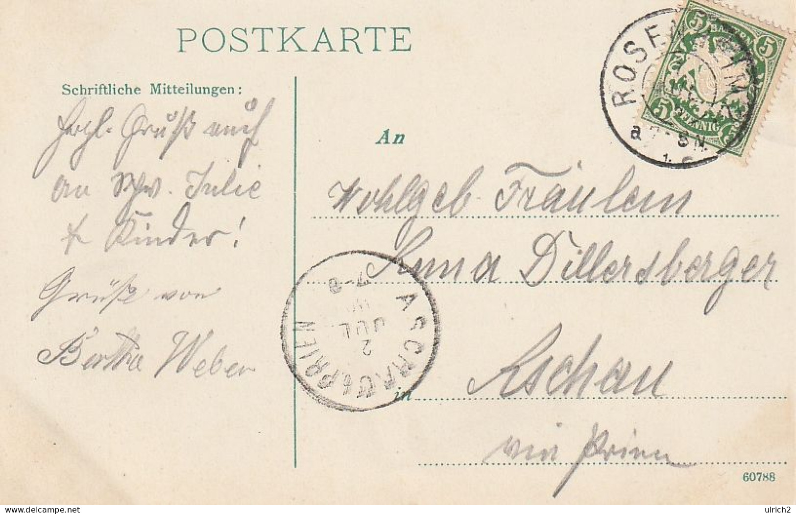 AK Rosenheim - Panorama - Ca. 1905 (69484) - Rosenheim