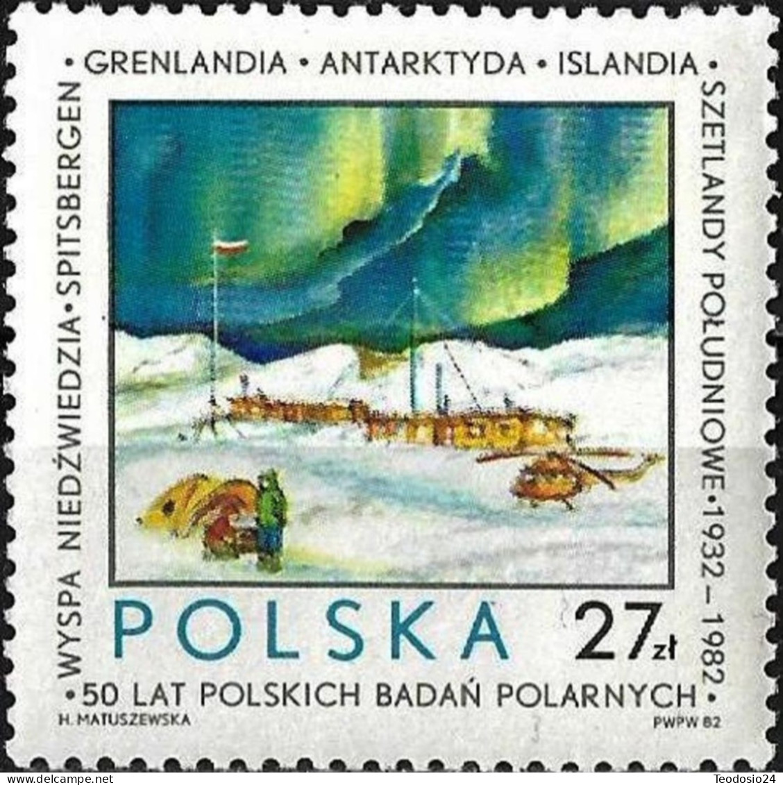 Polonia POLAND  1982 - Mi:PL 2832 , Yt:PL 2650, ** - Unused Stamps