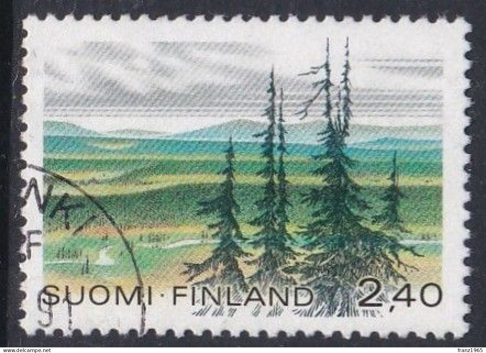 Urho-Kekkonen National Park With Saariselkä Mountains - Oblitérés