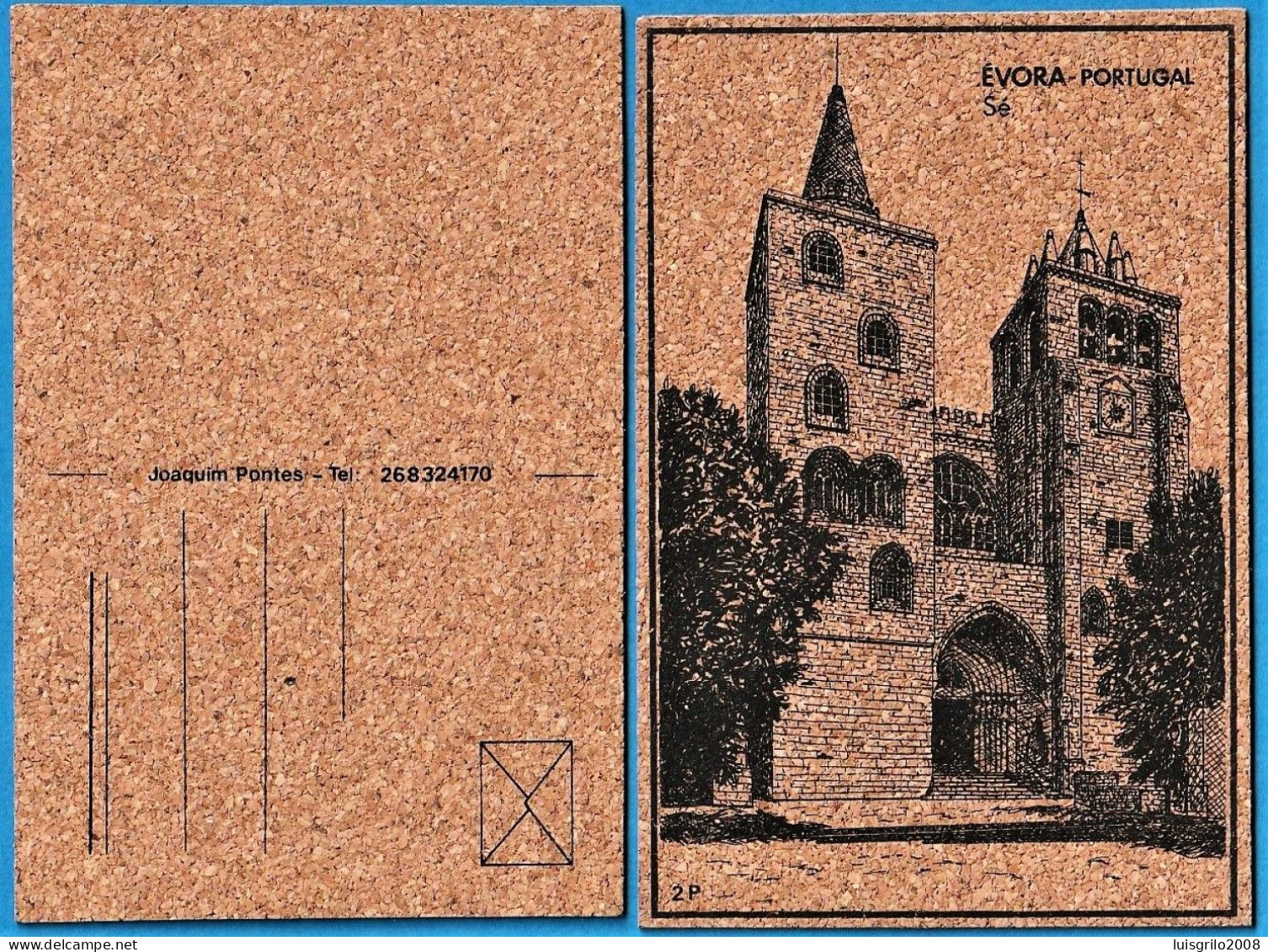 Évora - Sé Catedral -|- Feito Em Cortiça /  Made In Cork / Fabriqué En Liège - Evora