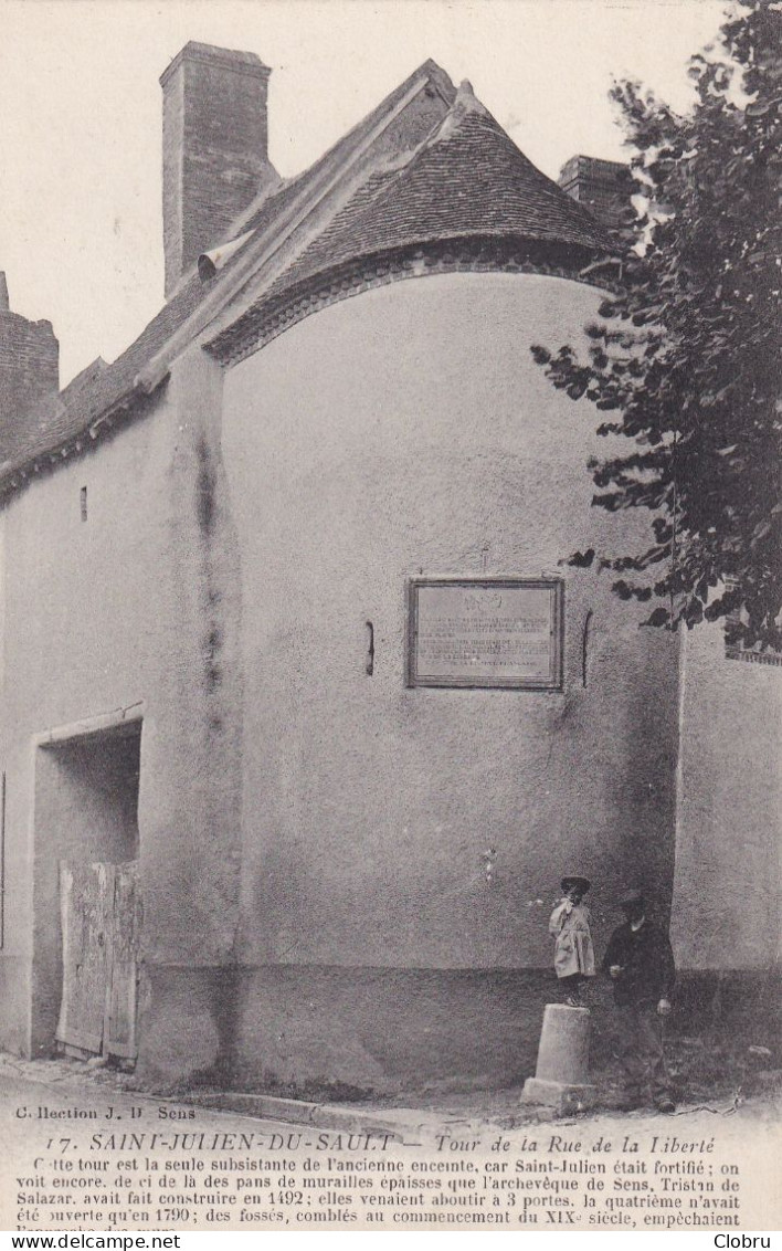 89, Saint Julien Du Sault, Tour De La Rue De La Liberté - Saint Julien Du Sault