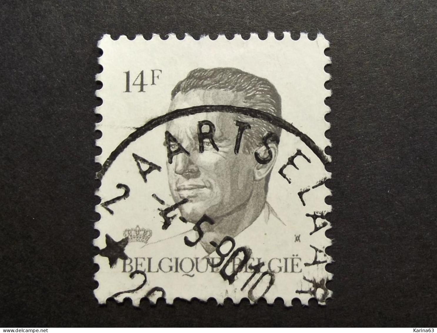 Belgie Belgique - 1989 - OPB/COB N° 2352 ( 1 Value )  Koning Boudewijn Type Velghe  Obl. Aartselaar - Used Stamps