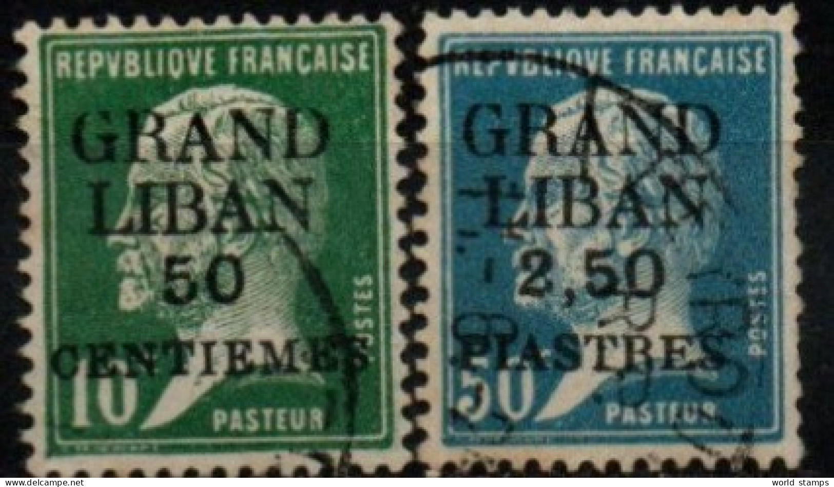 GRAND LIBAN 1924 O - Oblitérés