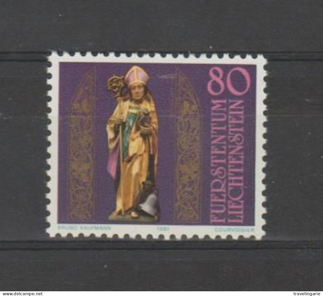 Liechtenstein 1981 1600th Anniversary Of Saint Theodul ** MNH - Christianisme