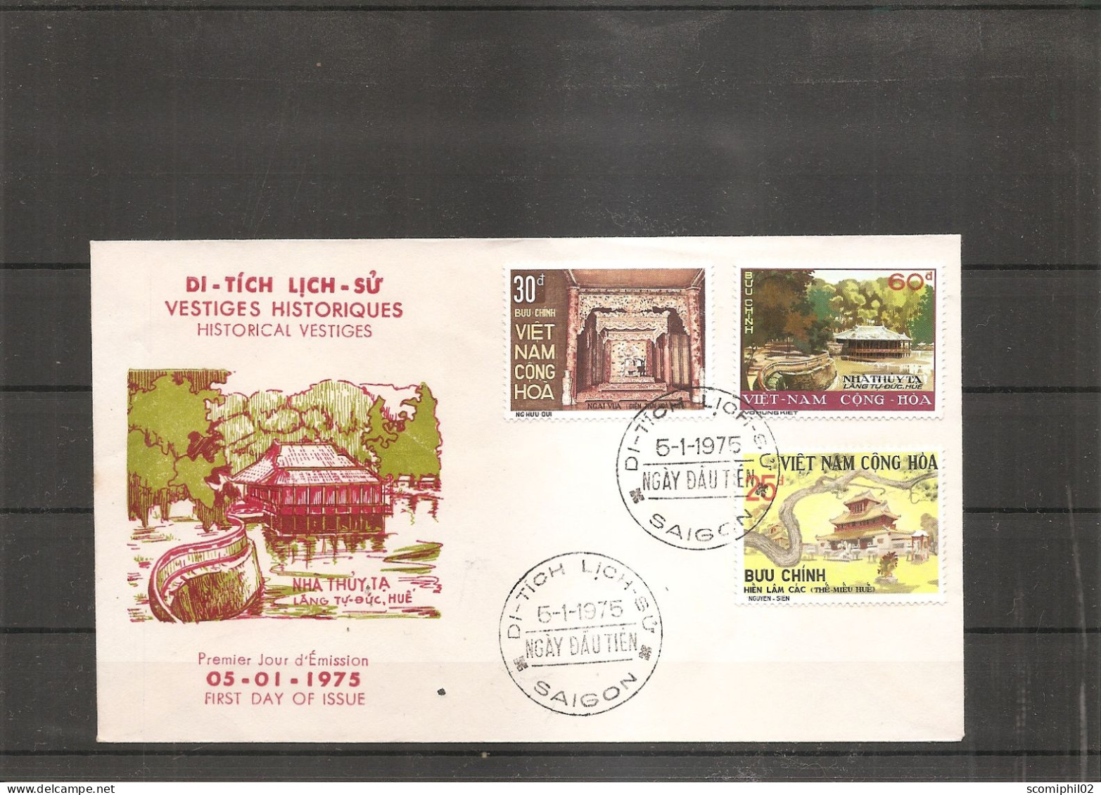 Vietnam Du Sud ( FDC De 1975 à Voir) - Viêt-Nam