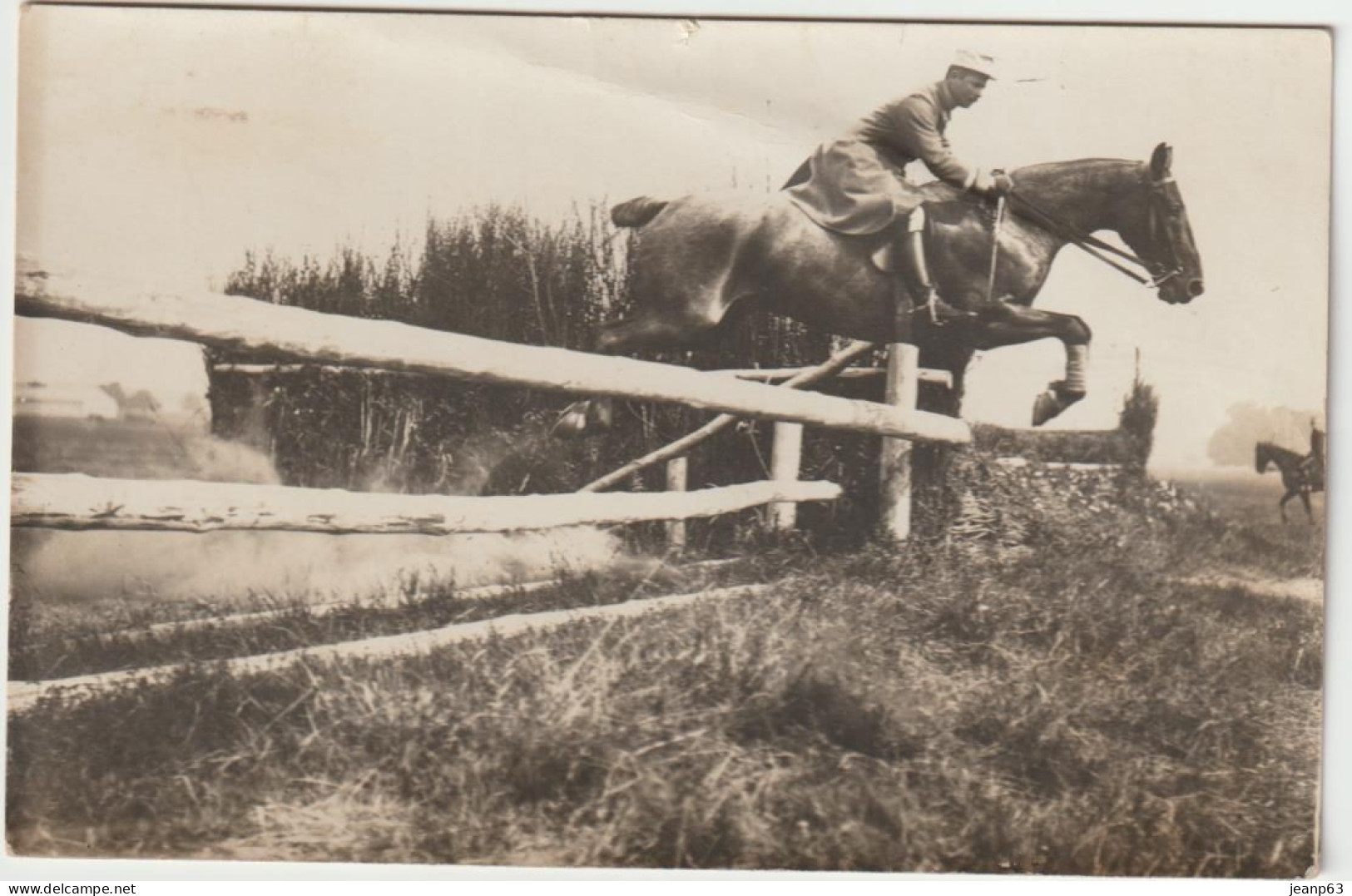 BOIS D'ARCY  Cavalier (CARTE PHOTO) (2 Scans) H. NOARI - Saint-Cyr-l'Ecole - Bois D'Arcy