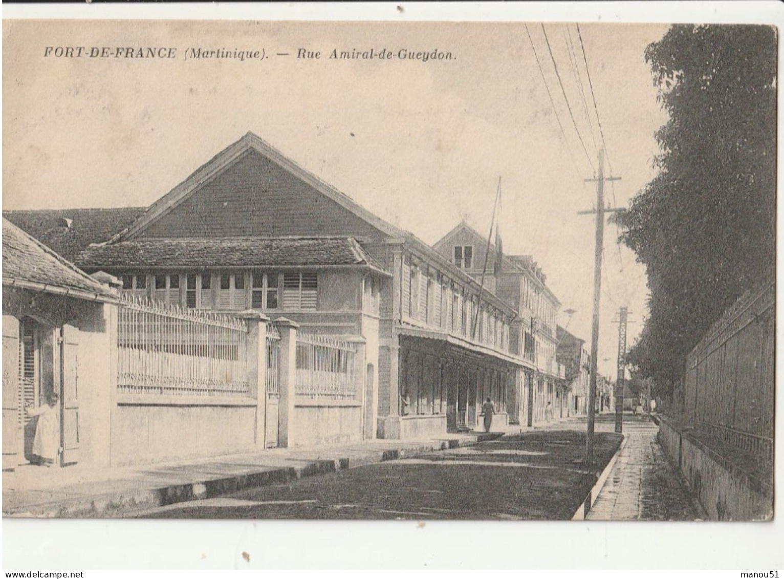 Martinique - FORT DE FRANCE : Rue Amiral De Gueydon - Fort De France