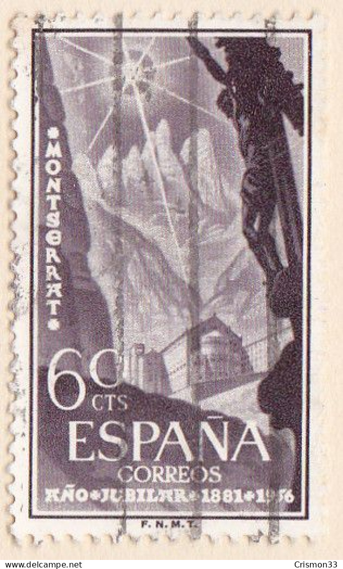 1956 - ESPAÑA - AÑO JUBILAR DE MONTSERRAT - EDIFIL 1193 - Used Stamps