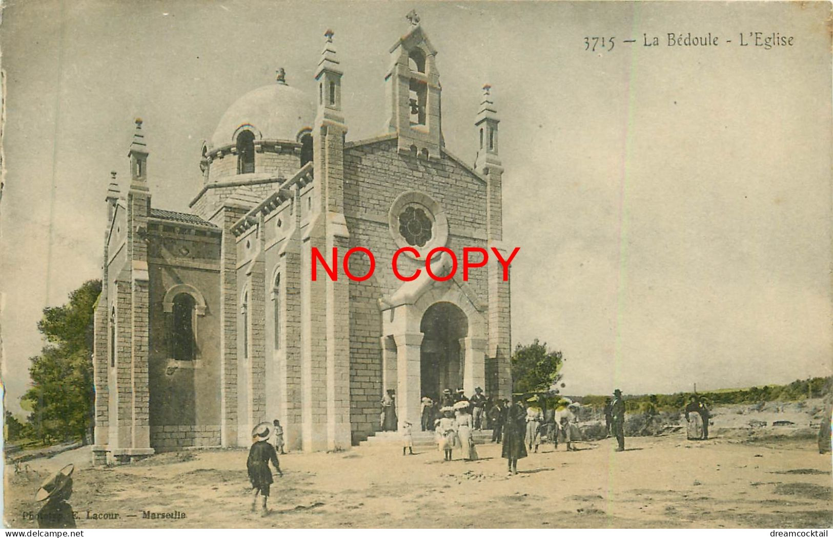 13 LA BEDOULE. Sortie D' Eglise 1906 - Other & Unclassified