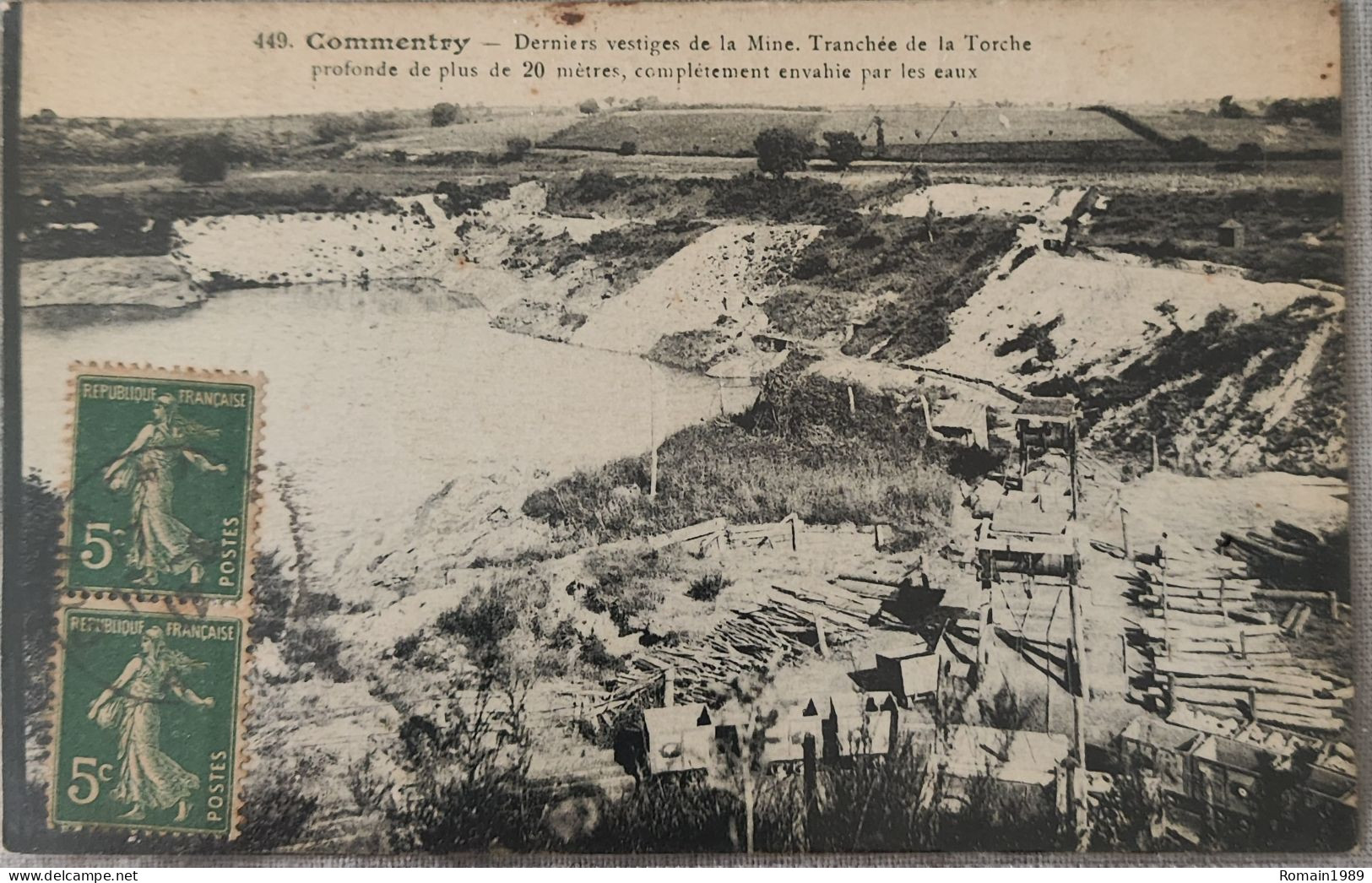 Commentry Dernier Vestige De La Mine, Tranchée De La Torche - Commentry