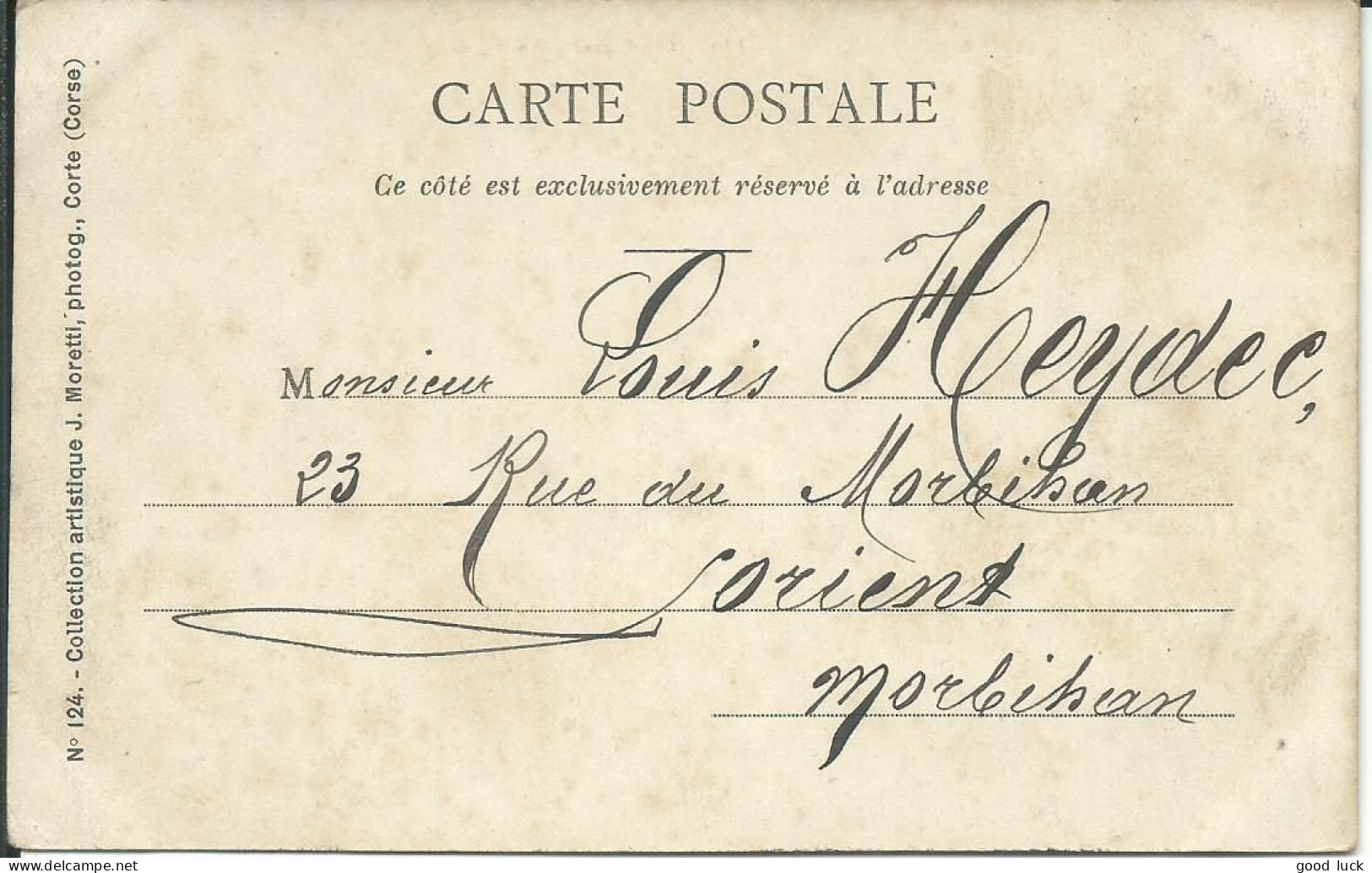 FRANCE CARTE 5c " LE GAULOIS " TOULON ( VAR ) POUR LORIENT ( MORBIHAN )  DE 1905 LETTRE COVER - Maritime Post