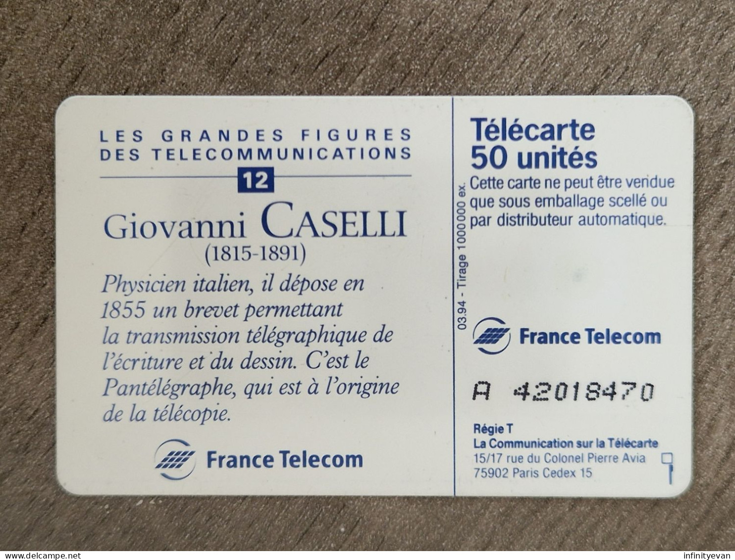 F451D - CASELLI 50 SO3 03/94 - COTE 28E - 1994