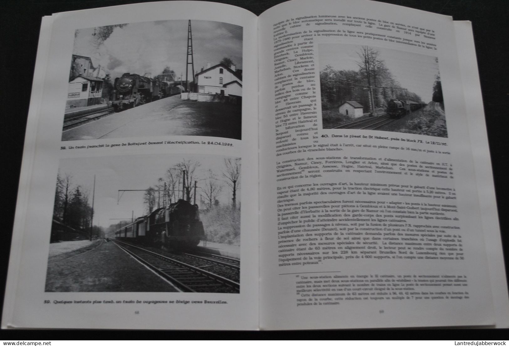 DUBUFFET La Ligne Du Luxembourg Petite Histoire De La Ligne Bruxelles Arlon Rixensart Longlier Marloie Mirwart Marbehan - Bahnwesen & Tramways