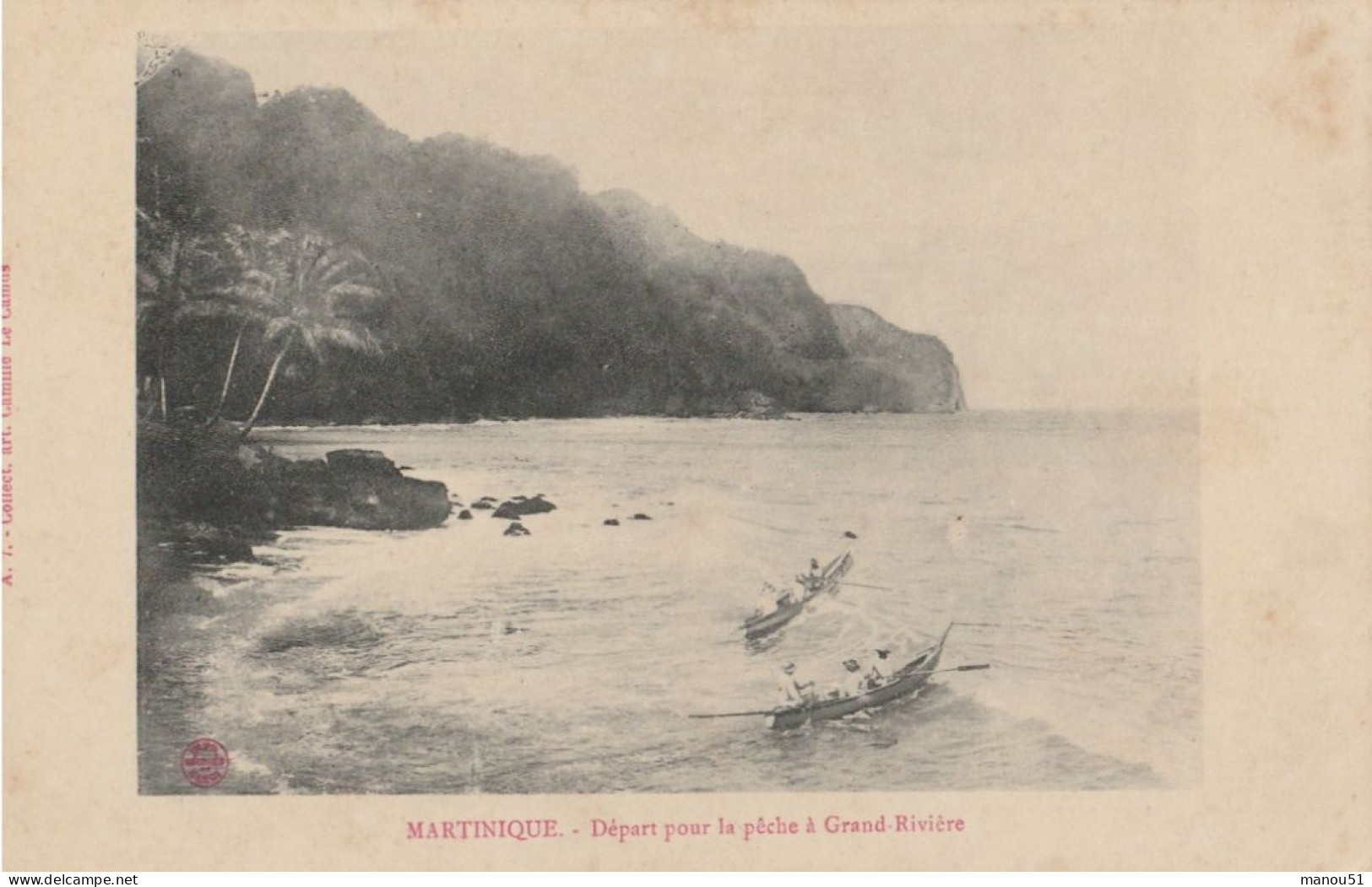 Martinique - Départ Pour La Pêche à GRAND RIVIERE - Other & Unclassified