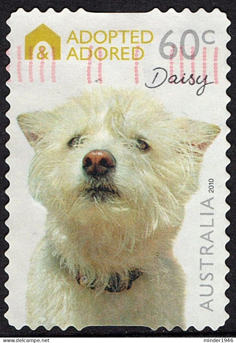 AUSTRALIA 2010 60c Multicoloured, Adopted And Adored (Dogs)-Daisy Self Adhesive SG3436 Used - Used Stamps