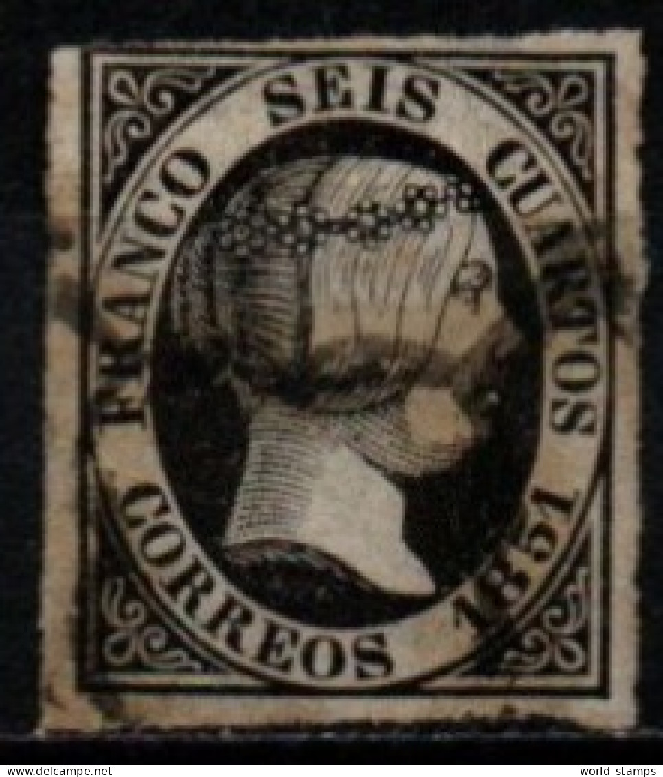 ESPAGNE 1851 O - Used Stamps
