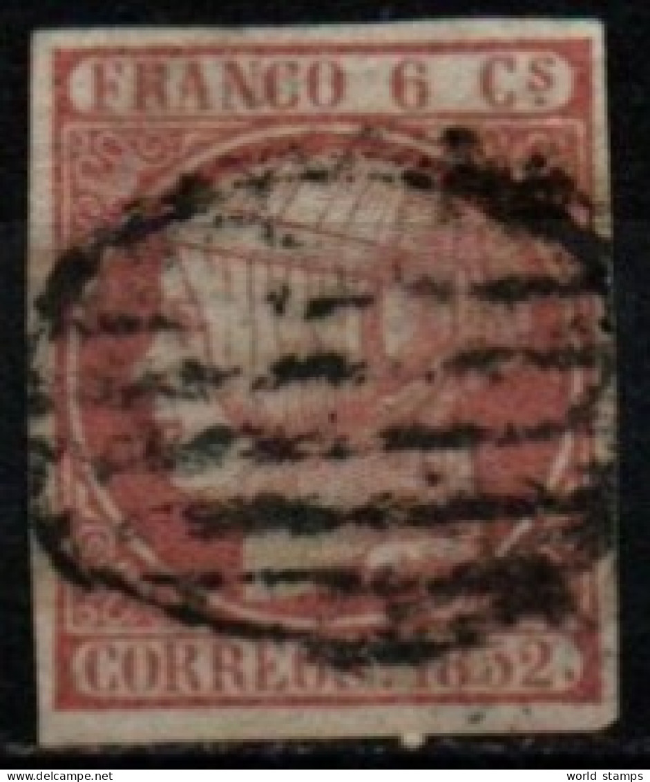ESPAGNE 1852 O PAPIER MINCE - Used Stamps