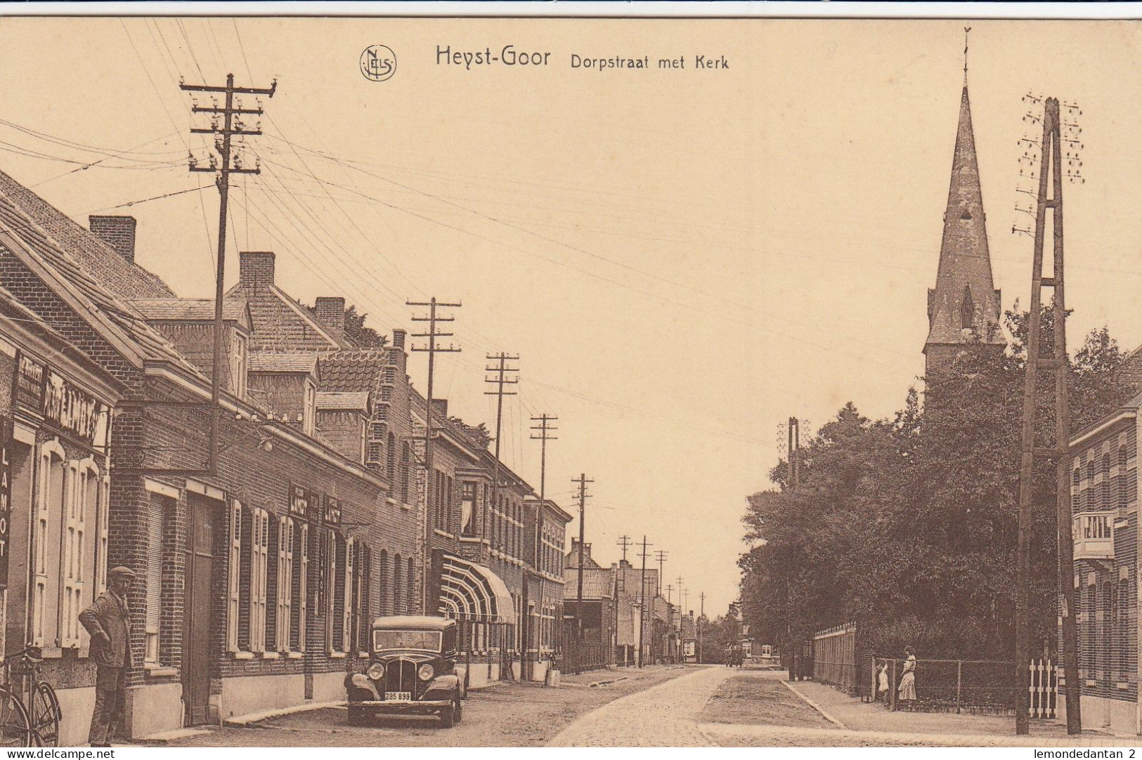 Heist-op-den-Berg - Heyst-Goor - Dorpstraat Met Kerk - Heist-op-den-Berg