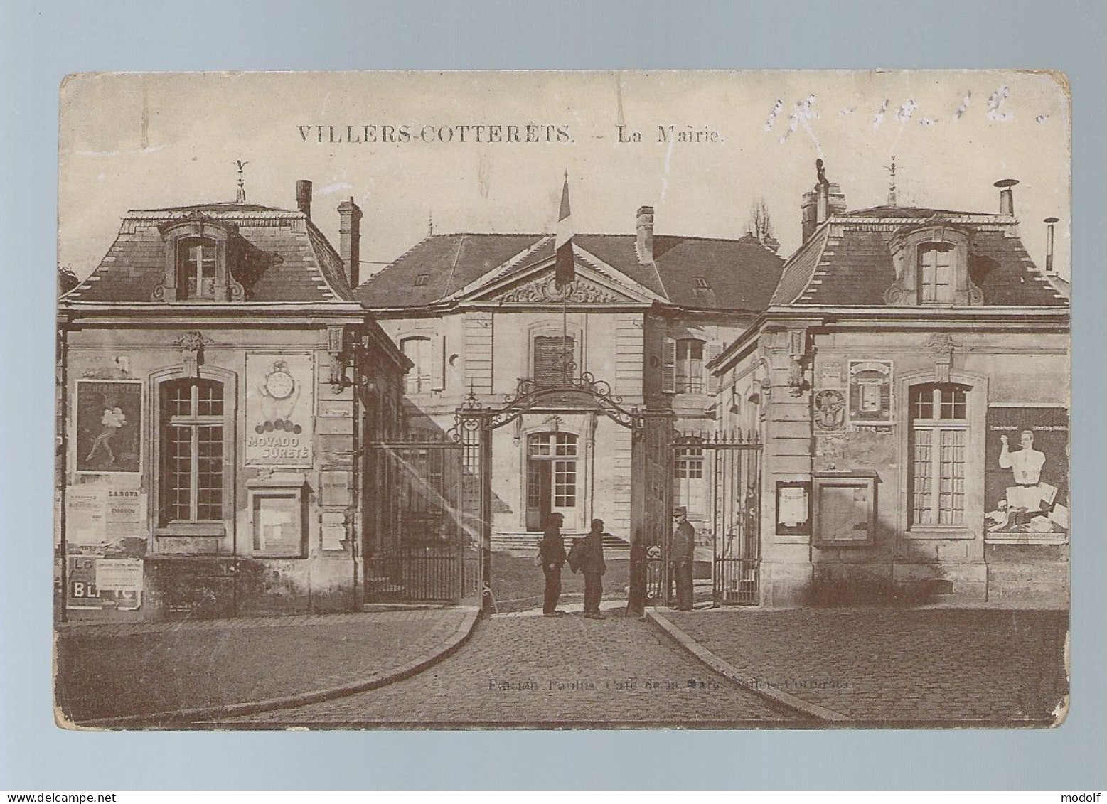 CPA - 02 - Villers-Cotterêts - La Mairie - Animée - Circulée En 1912 - Villers Cotterets