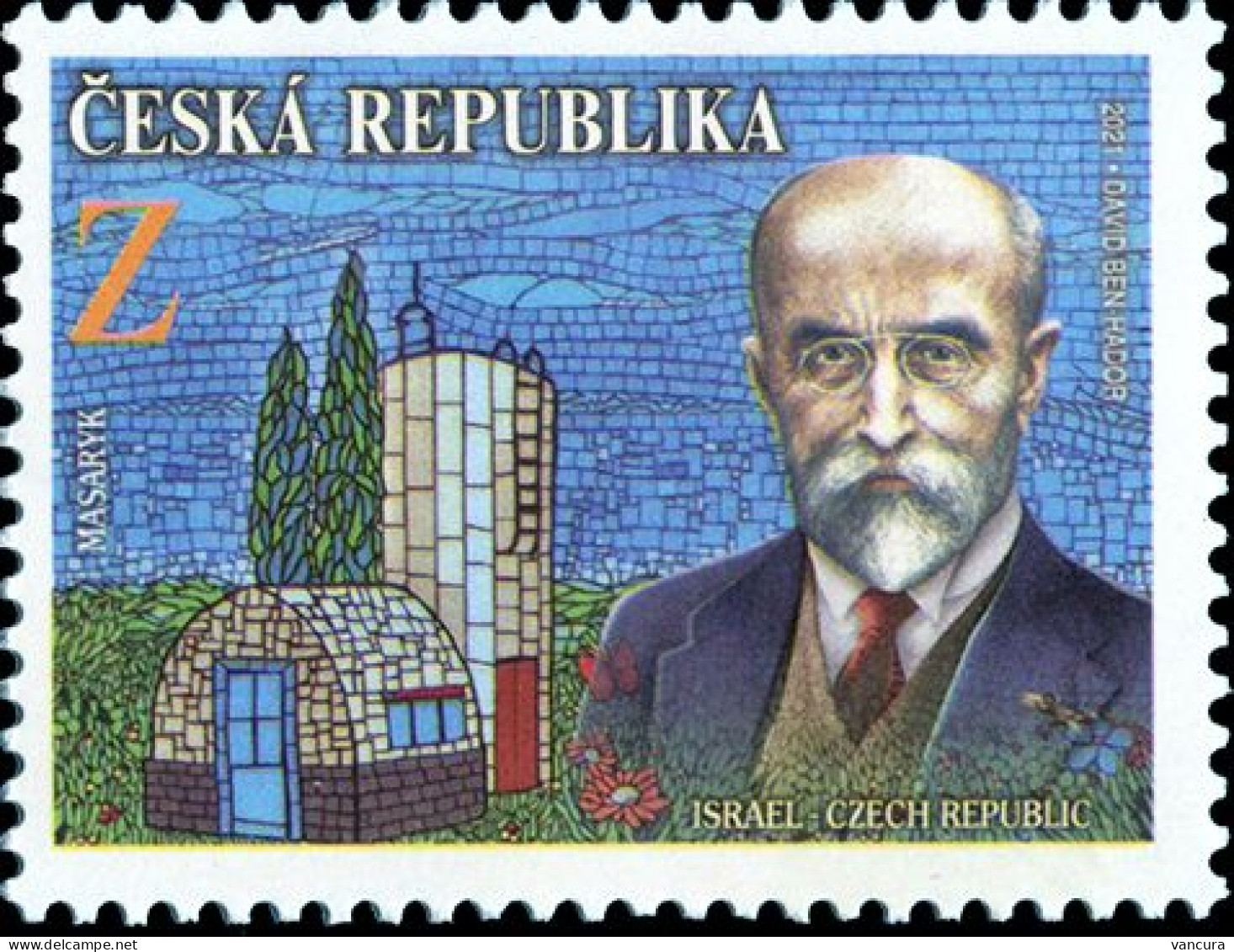 ** 1146 Czech Republic Tomas Garrigue Masaryk In Israel 2021 Joint Issue With Israel - Other & Unclassified