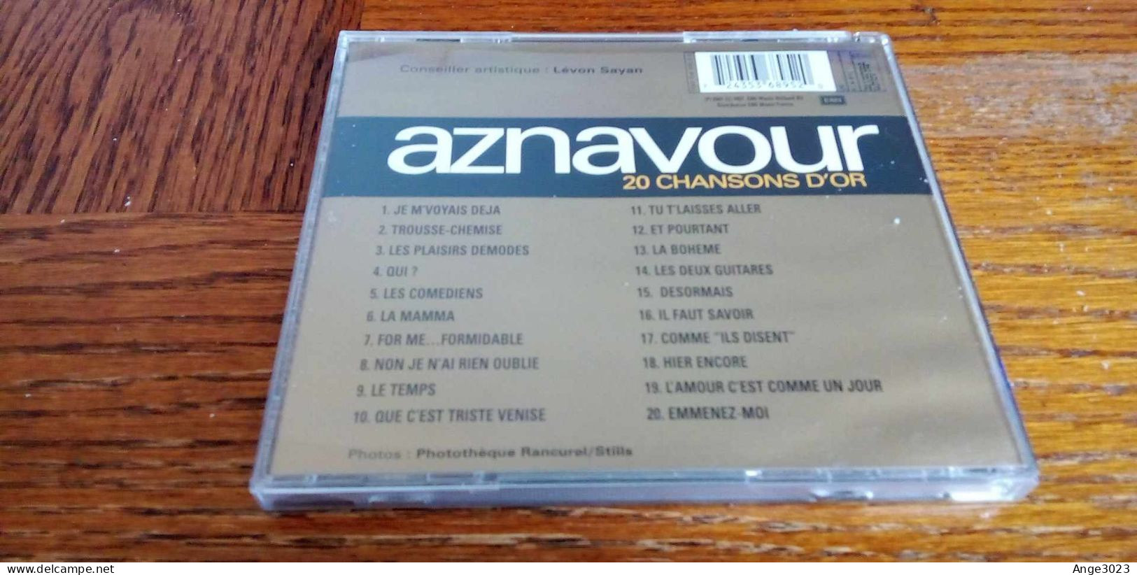 CHARLES AZNAVOUR "20 Chansons D'or" - Autres - Musique Française