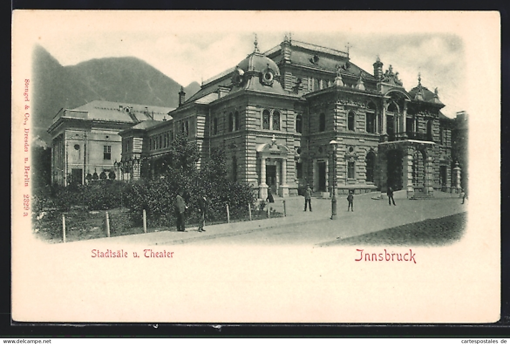 AK Innsbruck, Stadtsäle Und Theater  - Autres & Non Classés