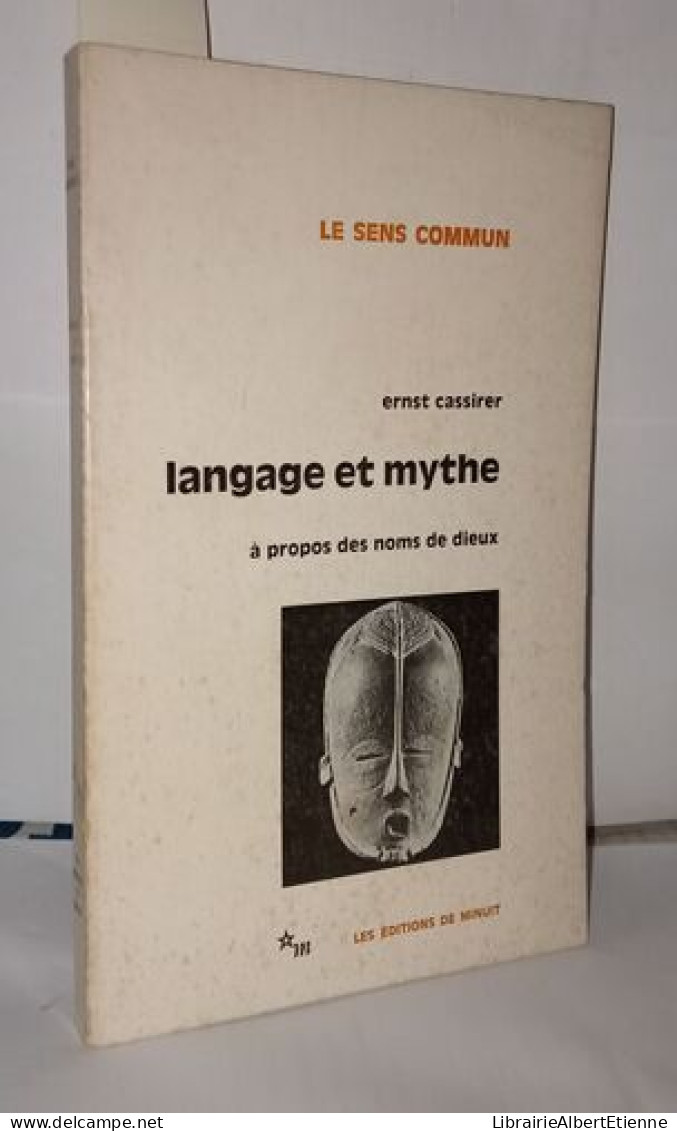 Langage Et Mythe à Propos Des Noms De Dieux - Non Classés