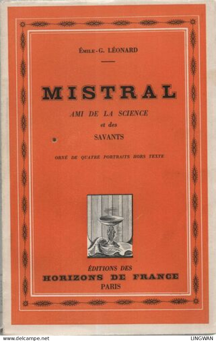 Mistral Ami De La Science Et Des Savants - Unclassified