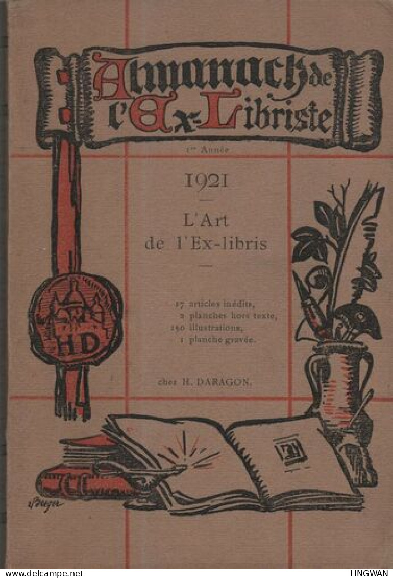 Les Amis De L'EX-LIBRIS .Almanach De L'EX-LIBRIS Pour 1921 - Other & Unclassified