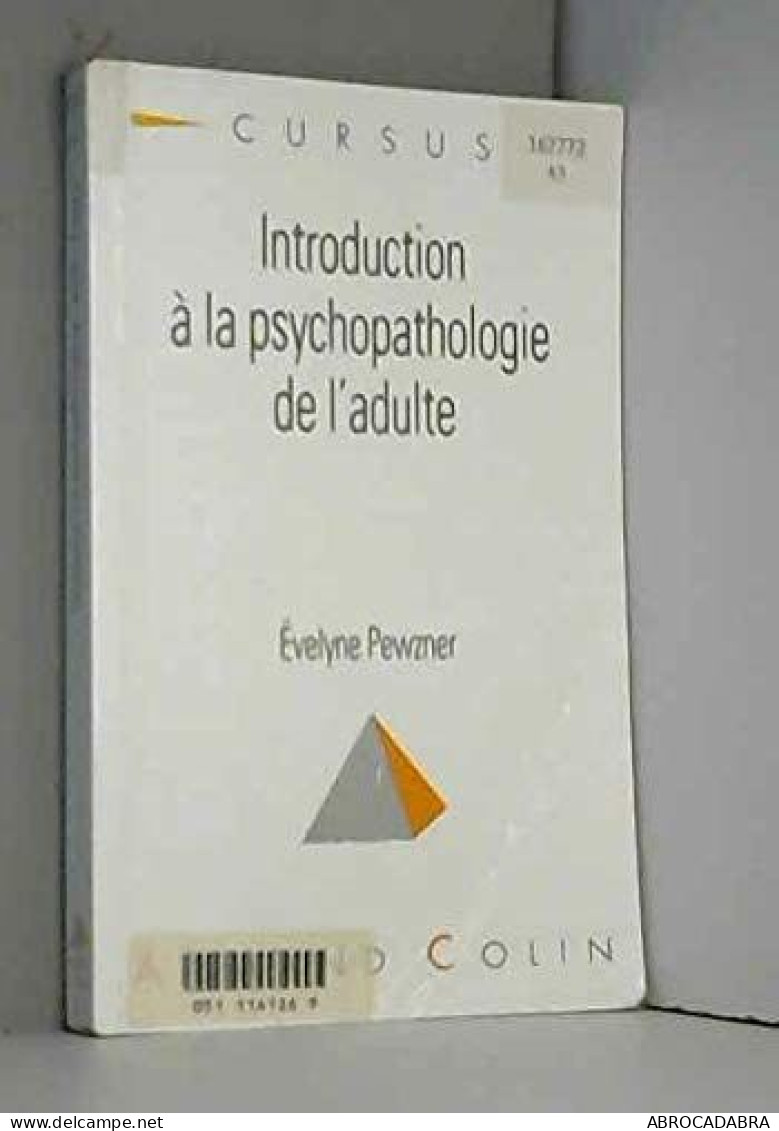 Introduction à La Psychopathologie De L'adulte - Psychology/Philosophy