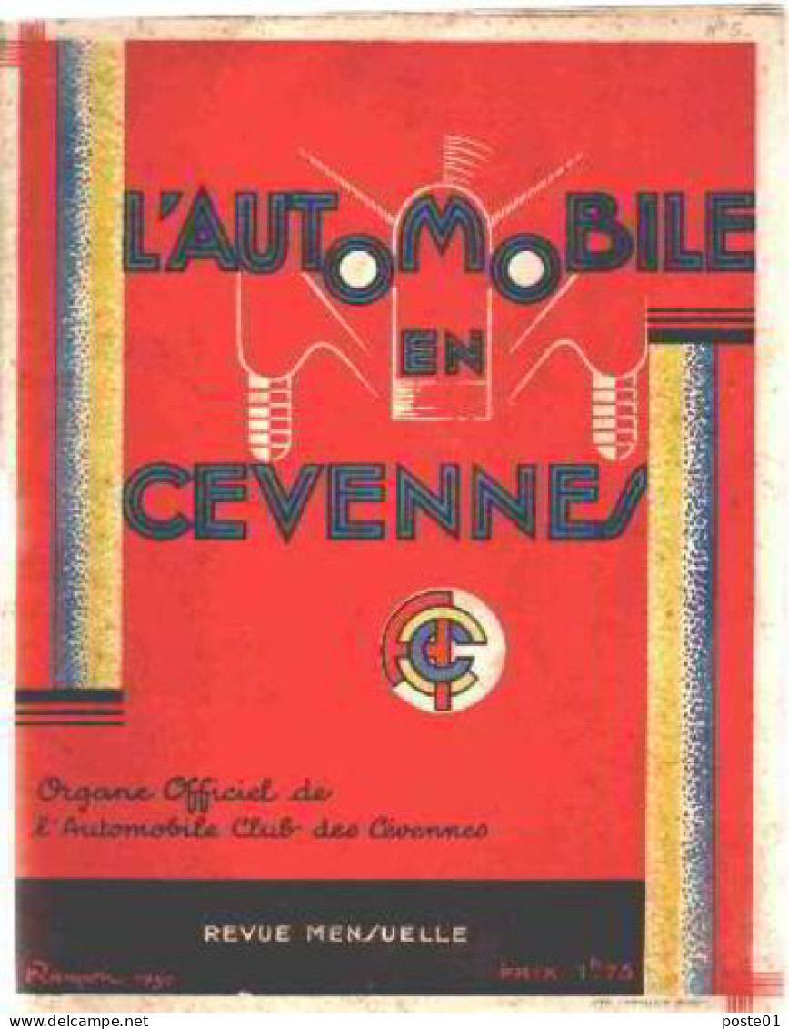 Revue Mensuelle Des L'automobile Club Des Cevennes N° 7 - Sonstige & Ohne Zuordnung