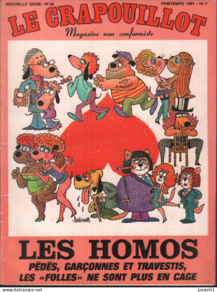 Le Crapouillot / Nouvelle Serie N° 58 / Les Homos - Sonstige & Ohne Zuordnung