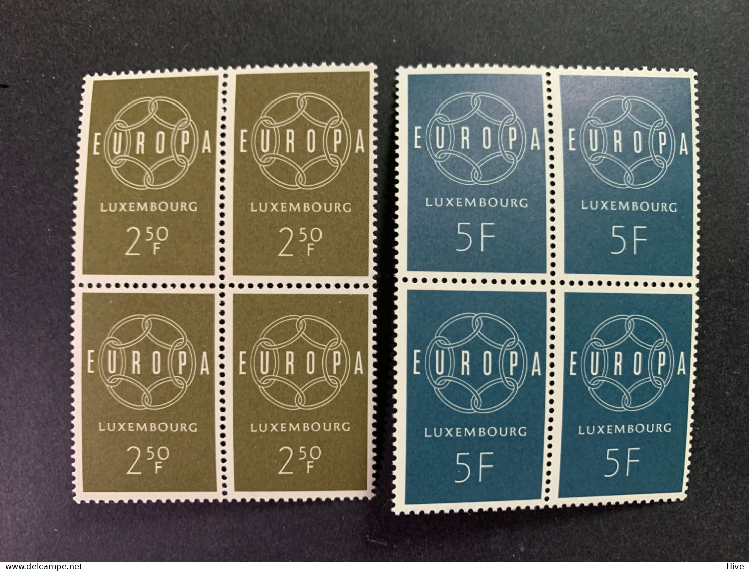 Luxembourg 1959. Europa Mi 609-10 MNH - Unused Stamps