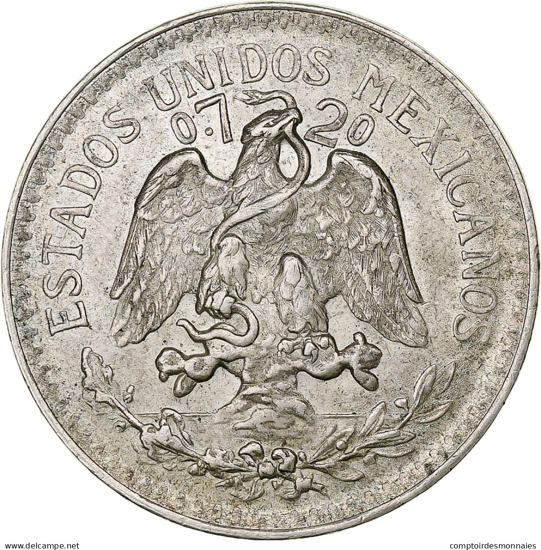 Mexique, 50 Centavos, 1944, Mexico City, Argent, TTB+, KM:447 - Mexico