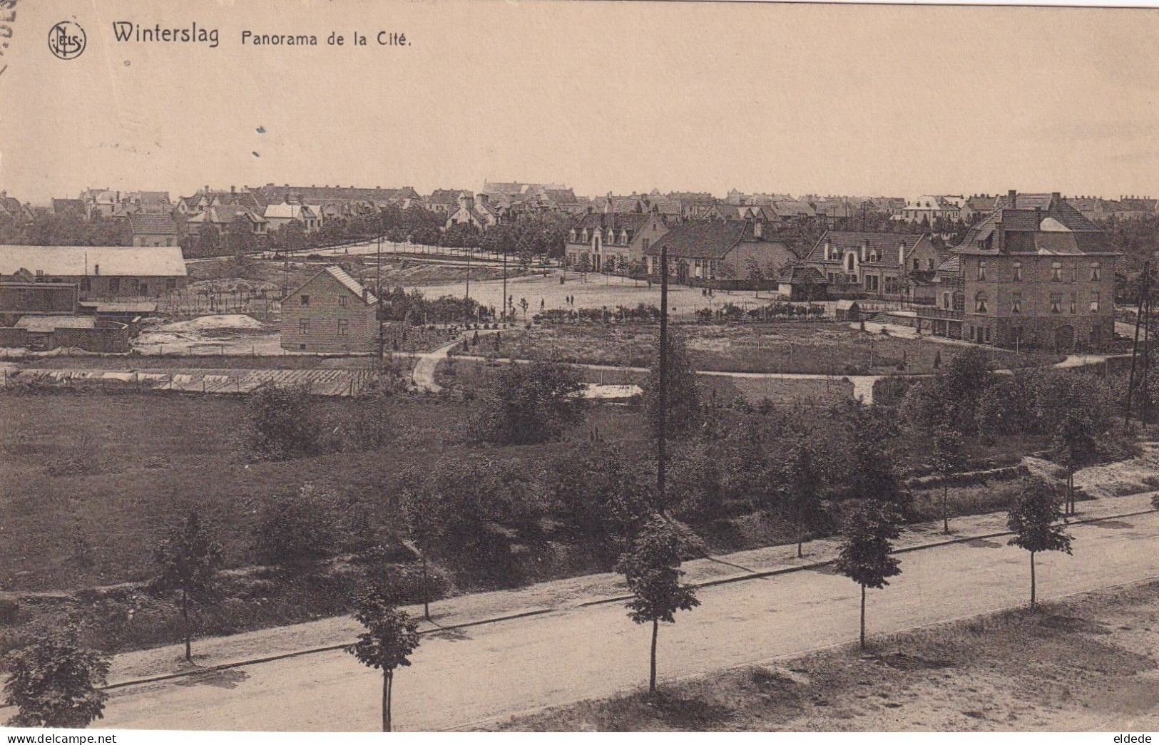 2 Cards Winterslag Nels Panorama , Hotel Du Parc  Written 1924 Used Genk - Autres & Non Classés