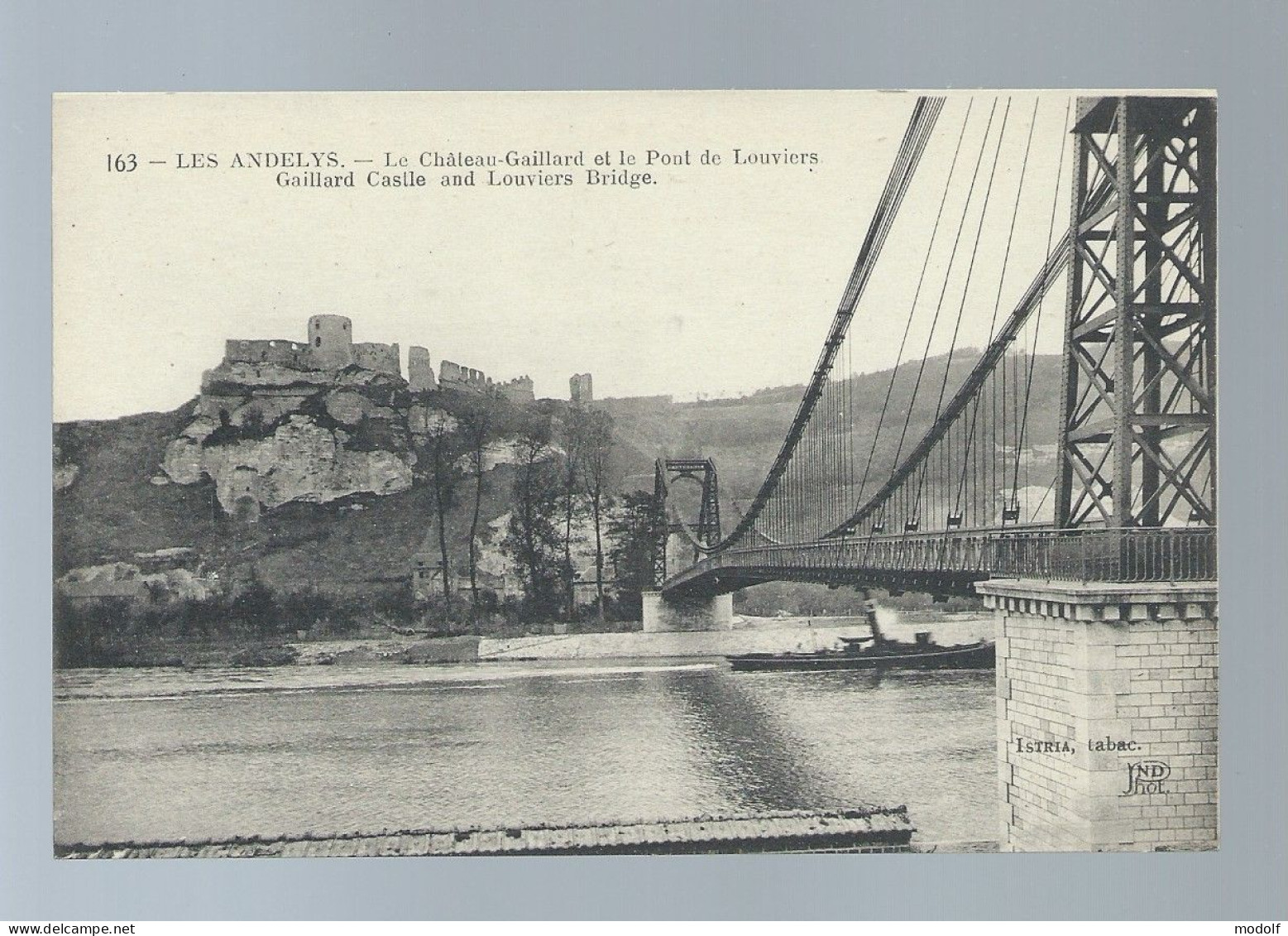 CPA - 27 - Les Andelys - Le Château-Gaillard Et Le Pont De Louviers - Non Circulée - Les Andelys