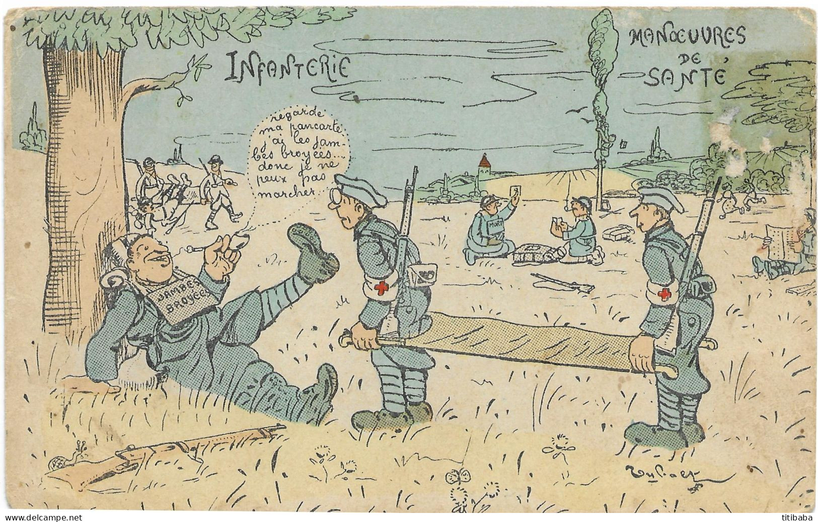 Infanterie Manoeuvres De Santé - Humorísticas