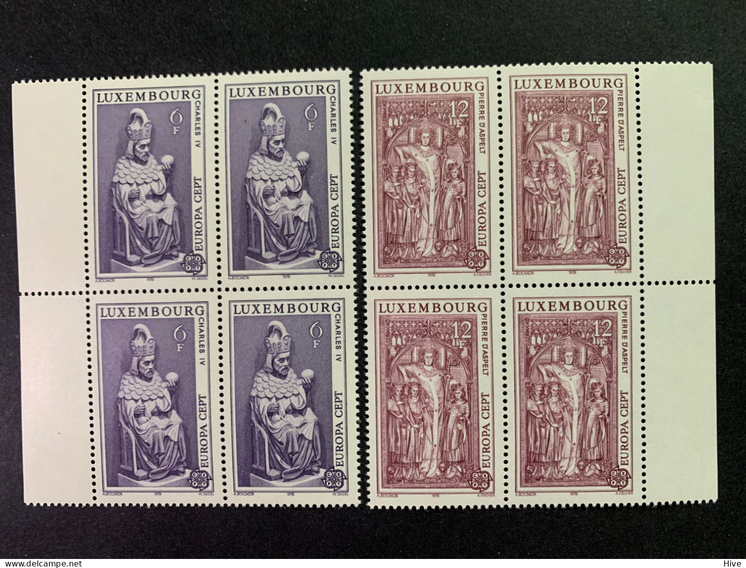 LUXEMBURG 1978 Nr 967-968 MNH - Unused Stamps