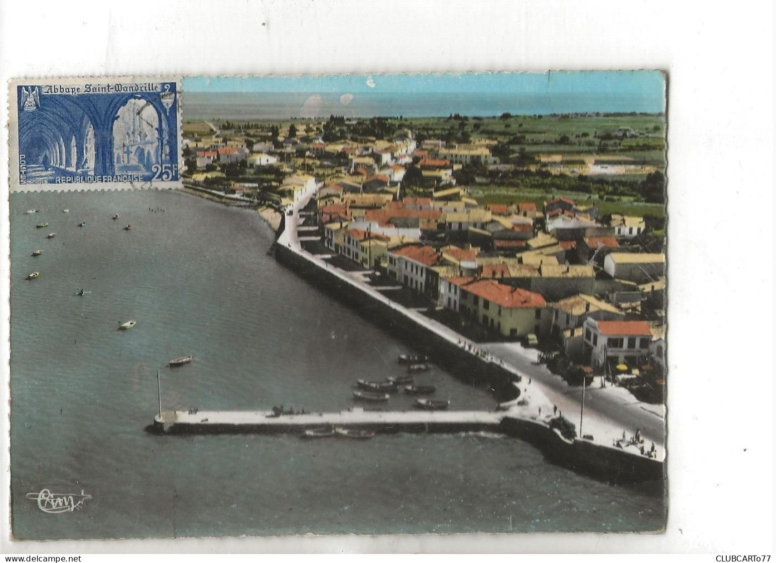 Rivedoux, Ile De Ré (17) : Vue Aérienne Générale Au Niveau Du Port En 1960 ETAT (animé) GF. - Ile De Ré