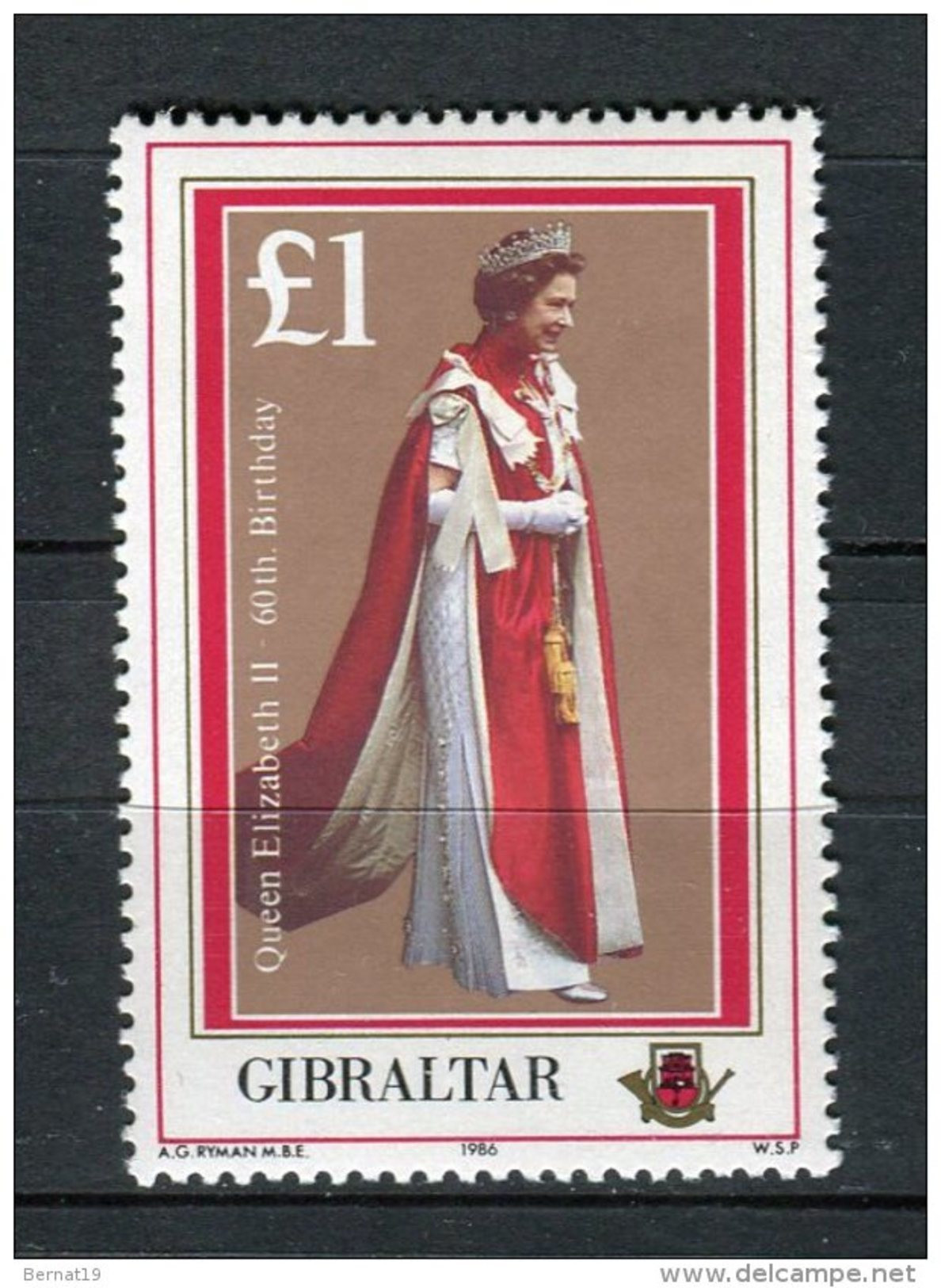 Gibraltar 1986. Yvert 520 ** MNH. - Gibraltar