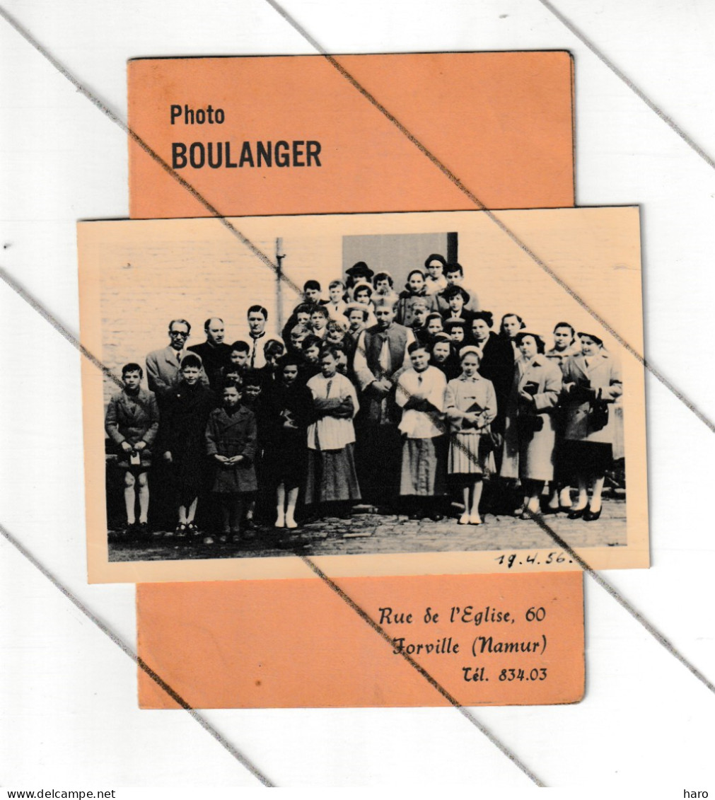 Photo Carte Studio BOULANGER  - NAMUR, Forville, Jauche,...?? Certainement Un Souvenir De Confirmation En 1946  (B377) - Other & Unclassified