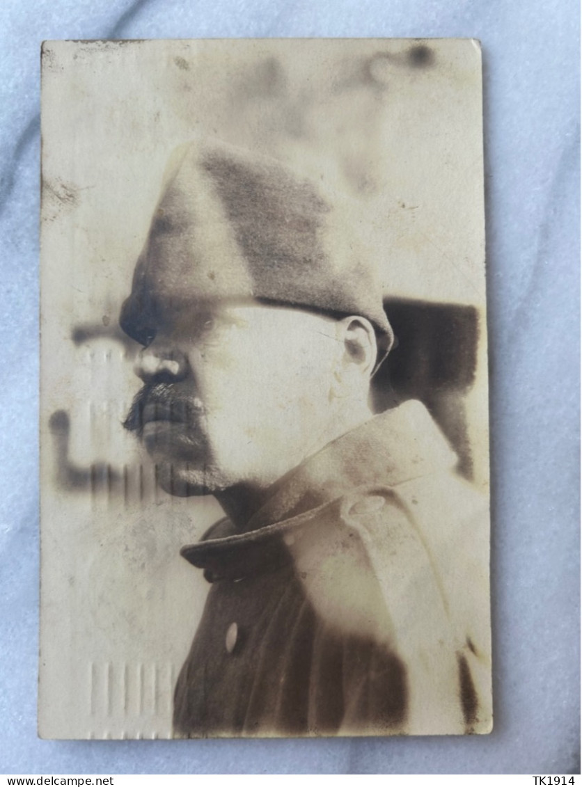 Photo Carte Kriegsgefangene Stuttgart Portrait Soldat Belge Belgie - Guerre 1914-18