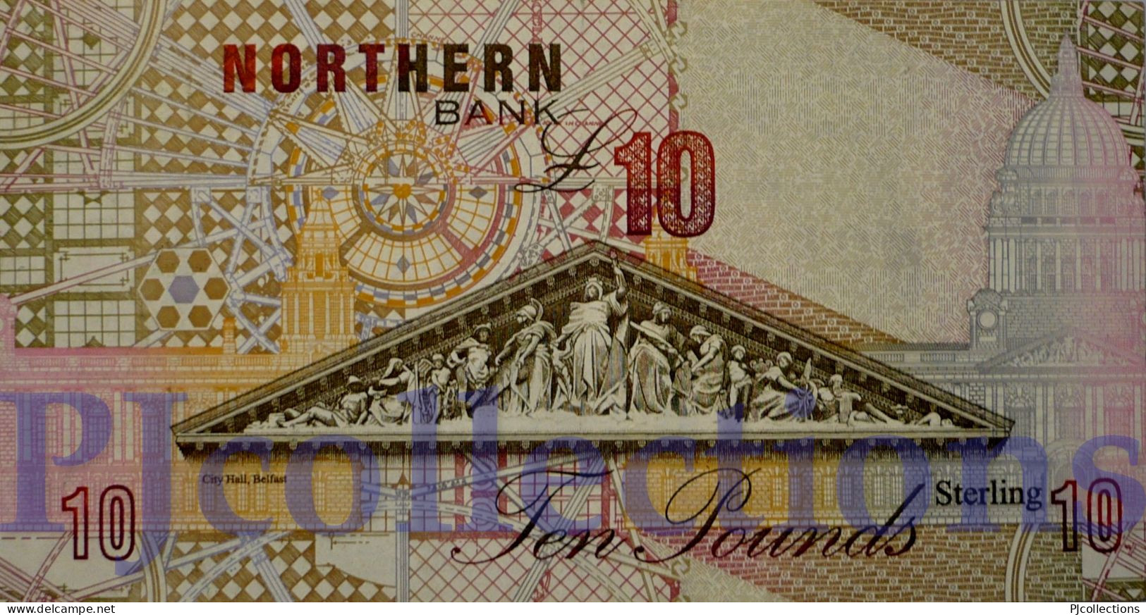 NORTHERN IRELAND 10 POUNDS 1999 PICK 198b AU+ - Ireland